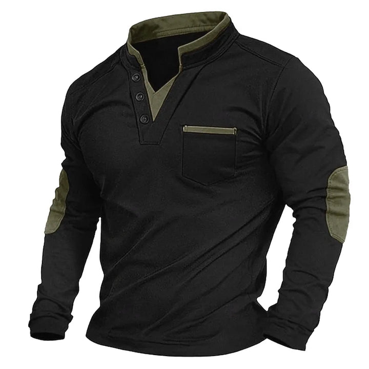 Silvio | Buttoned Collar Sweater