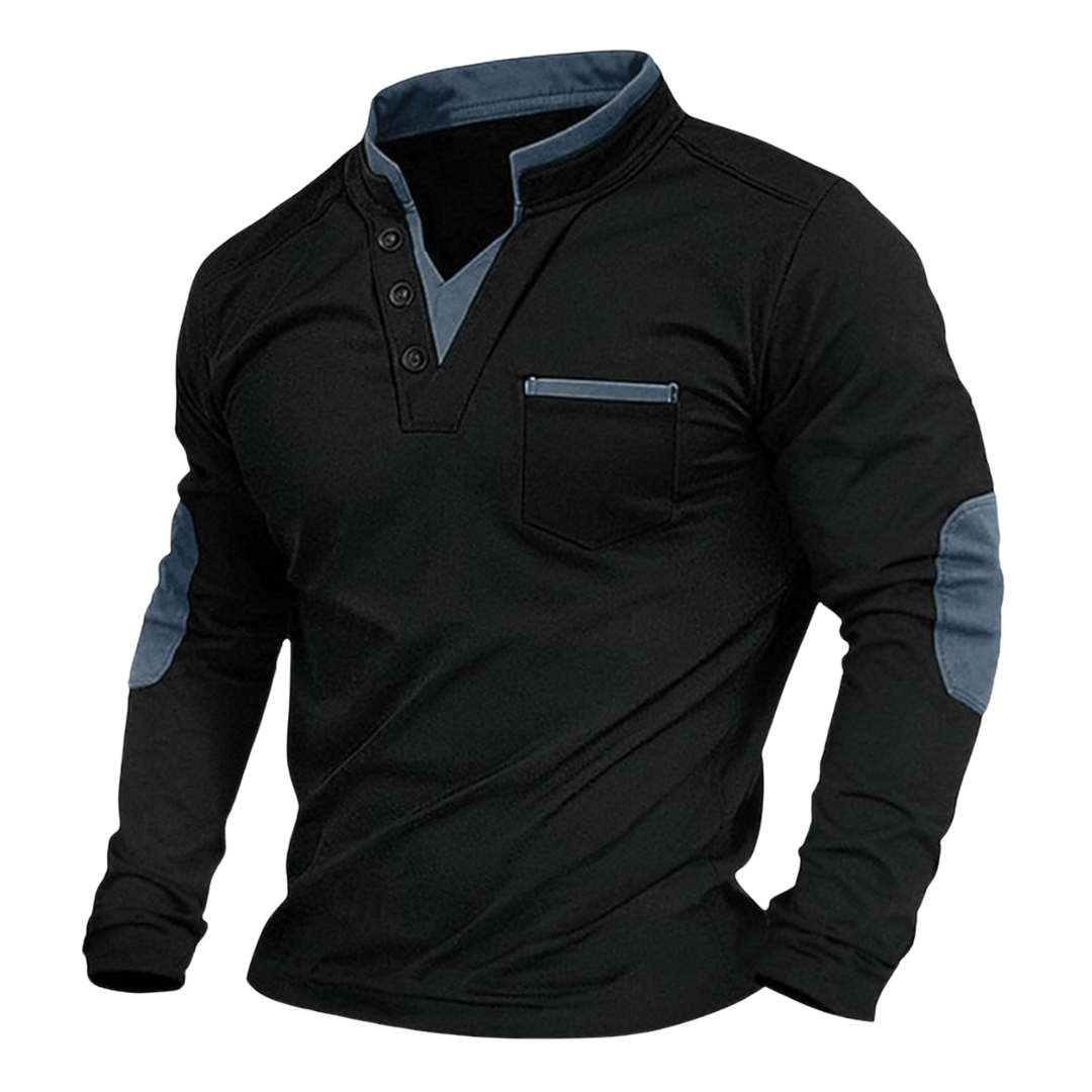 Silvio | Buttoned Collar Sweater