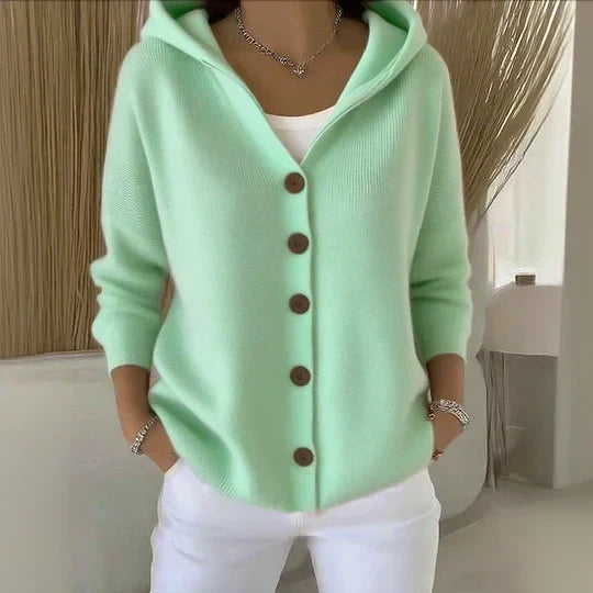Bella | Hooded Knit Jacket